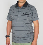 Mens Jack Wolfskin Schlern 5011411 Tarmac Grey Short Sleeve Casual Polo Shirt